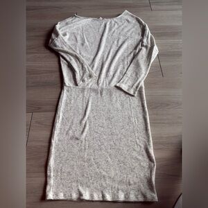 Michael Stars Gray Long Sleeve Dress